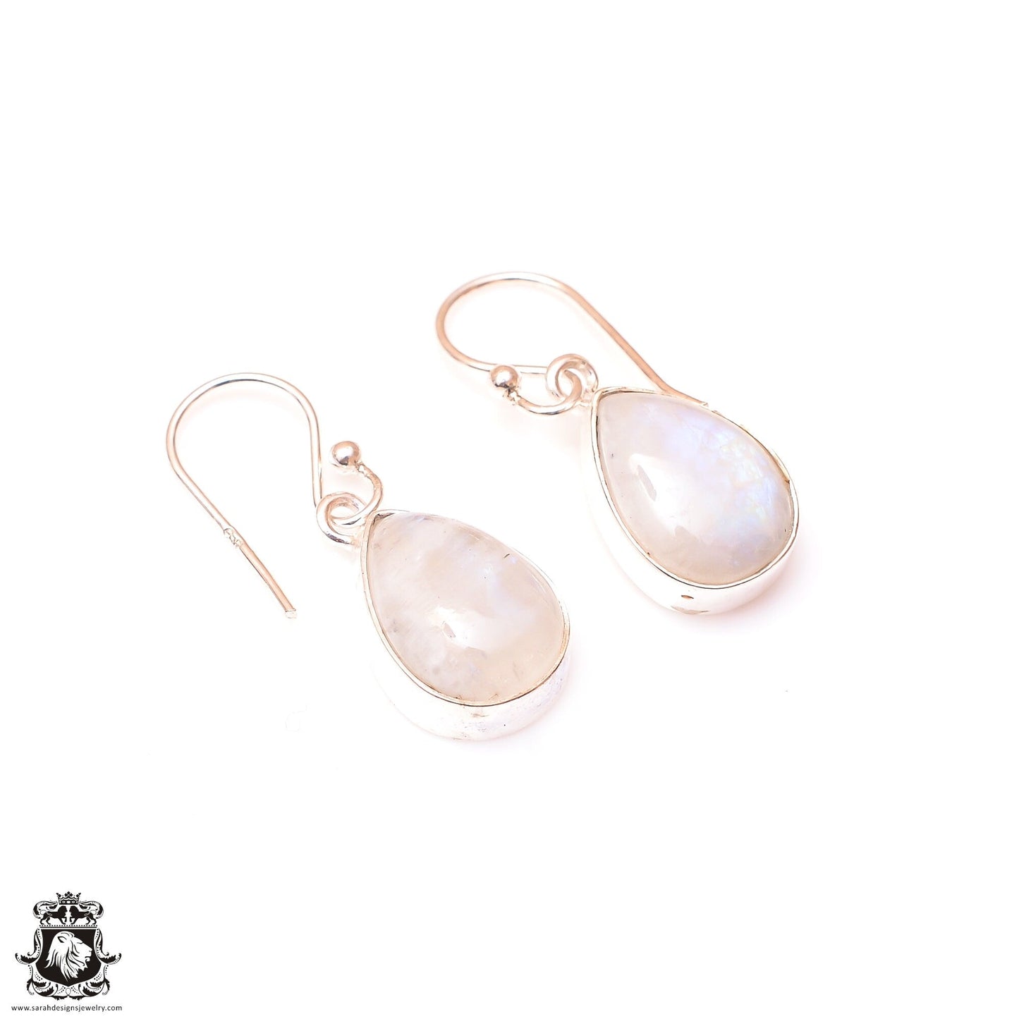 Moonstone Dangle & Drop Earrings 925 Solid (Nickel Free) Sterling Silver Earrings WHOLESALE price / Made in Canada Minimalist Earrings ER20
