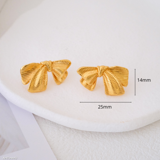 Bow Stud Earrings
