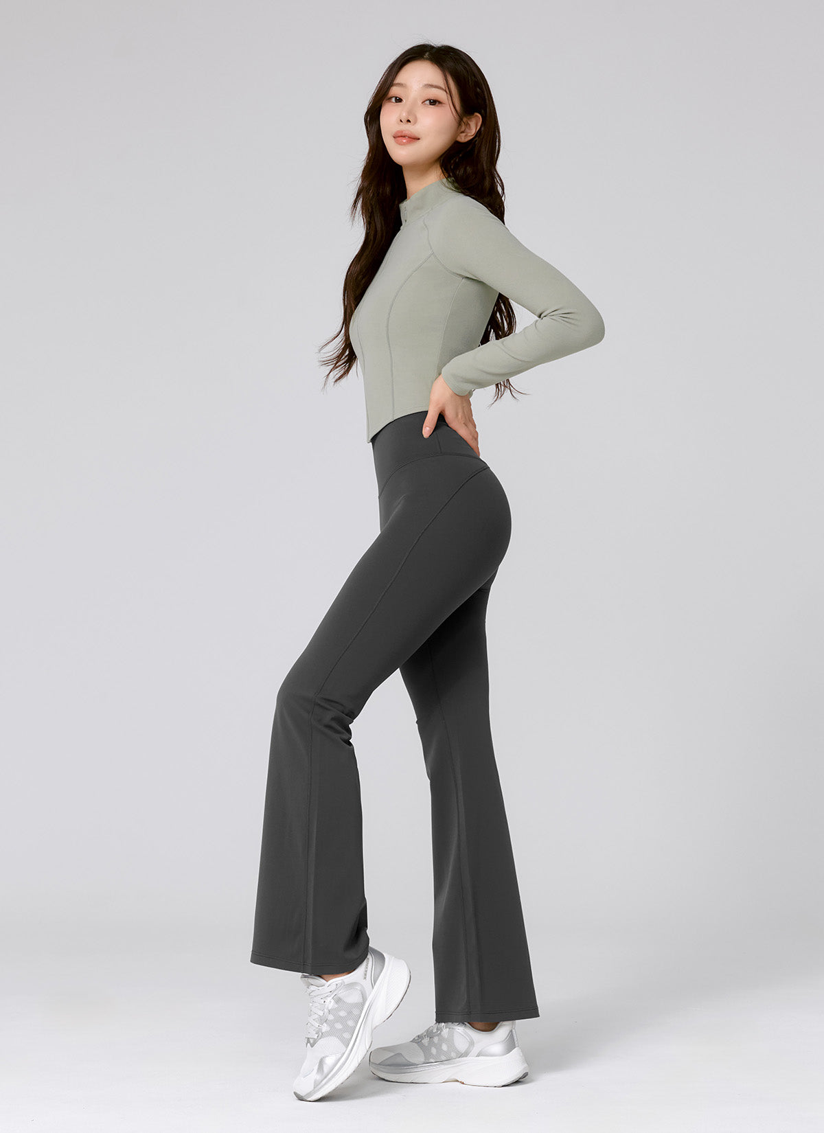 Black Label Signature Power Rise Fleece Bootcut Pants