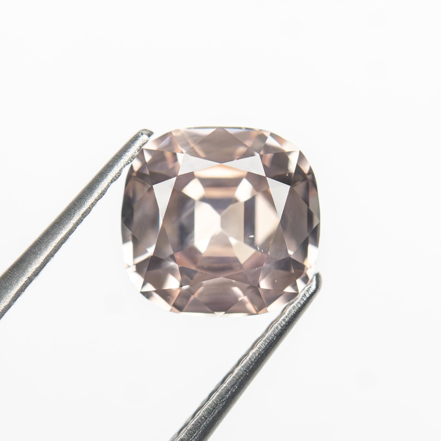 2.36ct 7.51x7.13x4.85mm GIA Padparadscha Cushion Brilliant Sapphire 27417-01