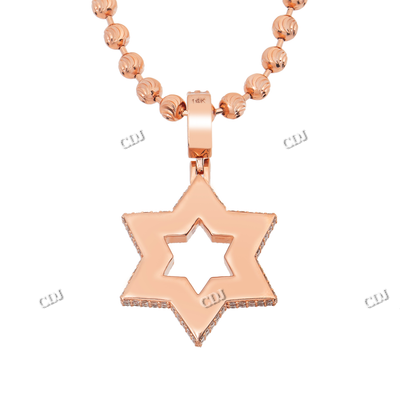 Rose Gold Plating New Arrival Moissanite Silver Pendant