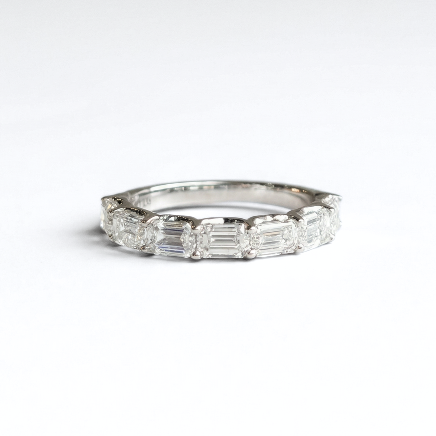 The East-West Emerald Cut Anniversary Band | 2.00 CTW | Lab-Grown Diamond
