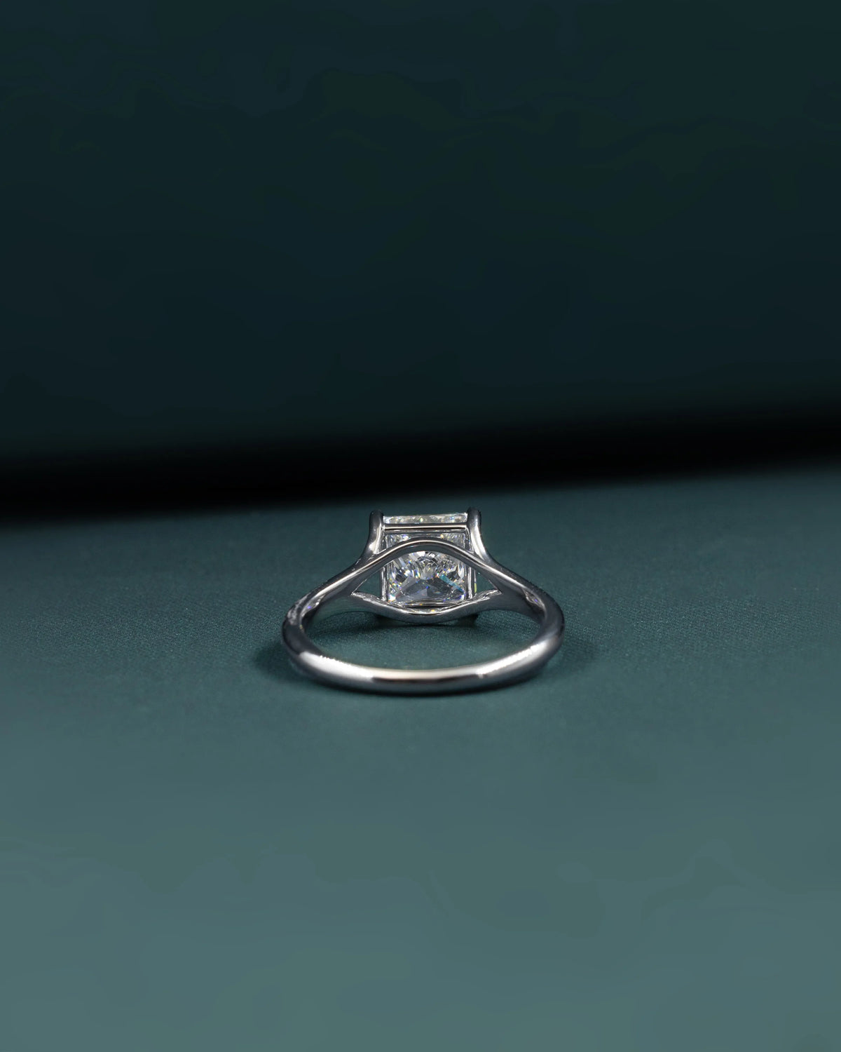 2.10 CT Princess Cut Solitaire CVD Lab-Grown Diamond Engagement Ring