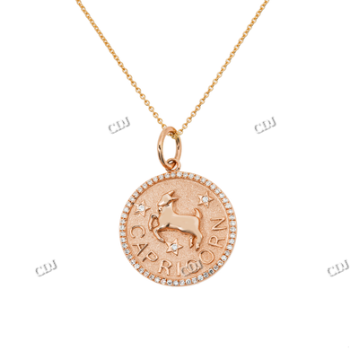 Rose and Yellow Gold Plating 925 Silver Moissanite Pendant