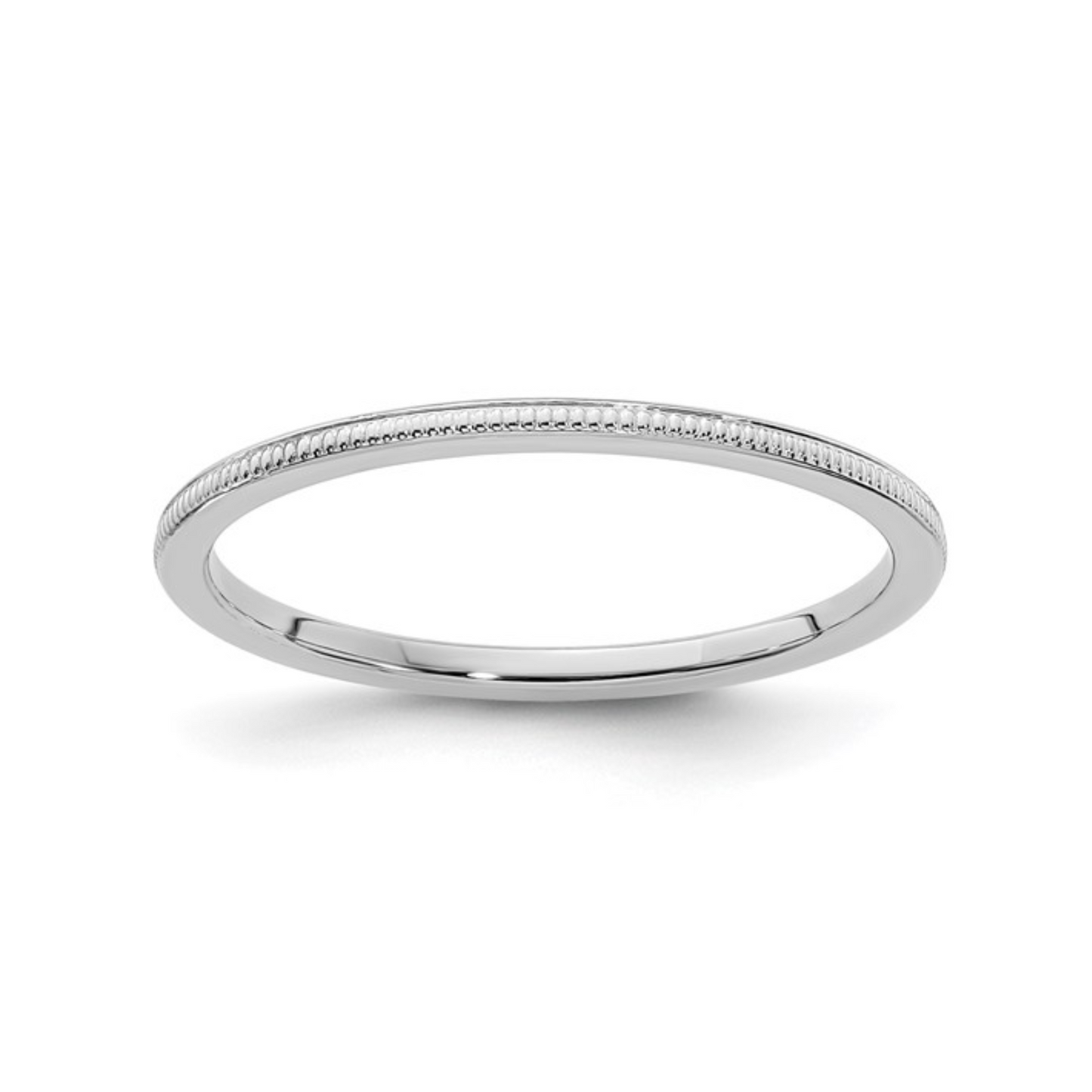 The Milgrain Stacking Ring | 1.2mm