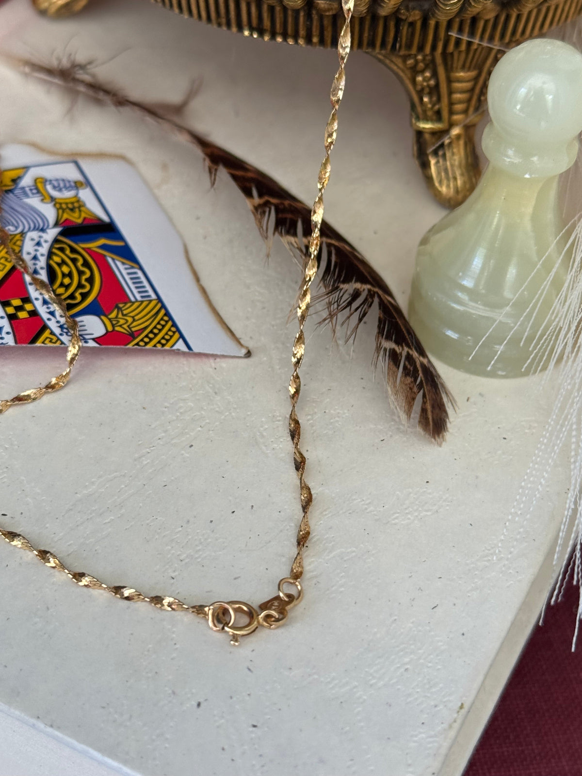 Vintage 14k Singapore Chain