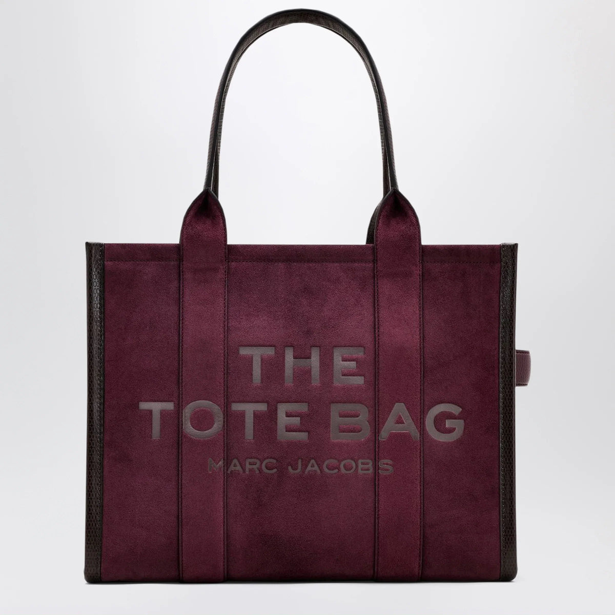 Marc Jacobs - The Large Tote Bag in suede Dark Plum