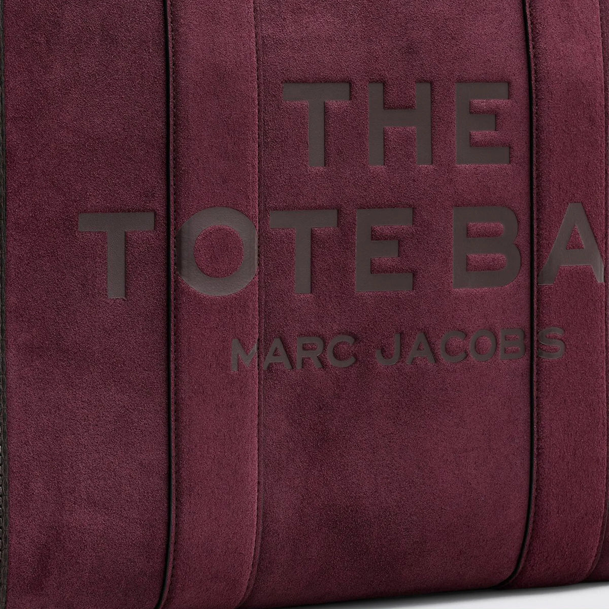 Marc Jacobs - The Large Tote Bag in suede Dark Plum