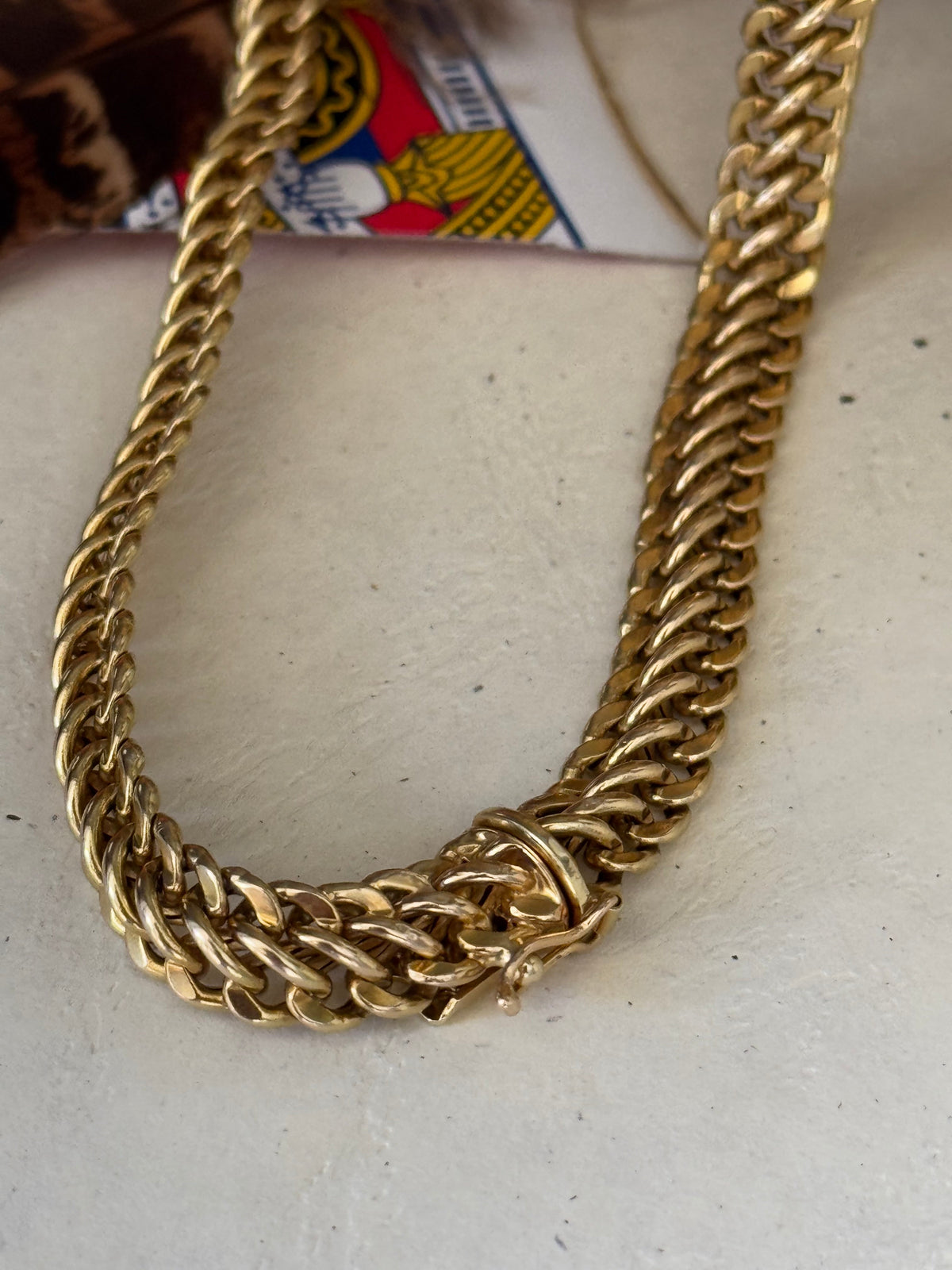 Vintage 14k Multi-Curb Chain