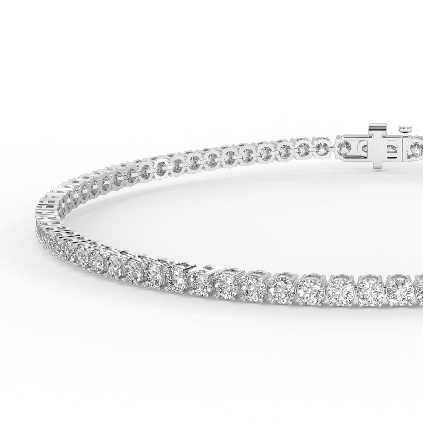 2 ctw Diamond Tennis Bracelet in 14K White Gold