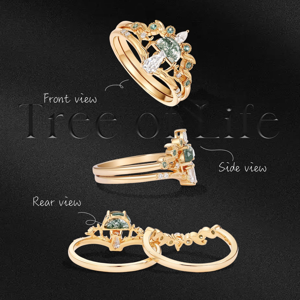 Color Your Tree of Life Mushroom Ring