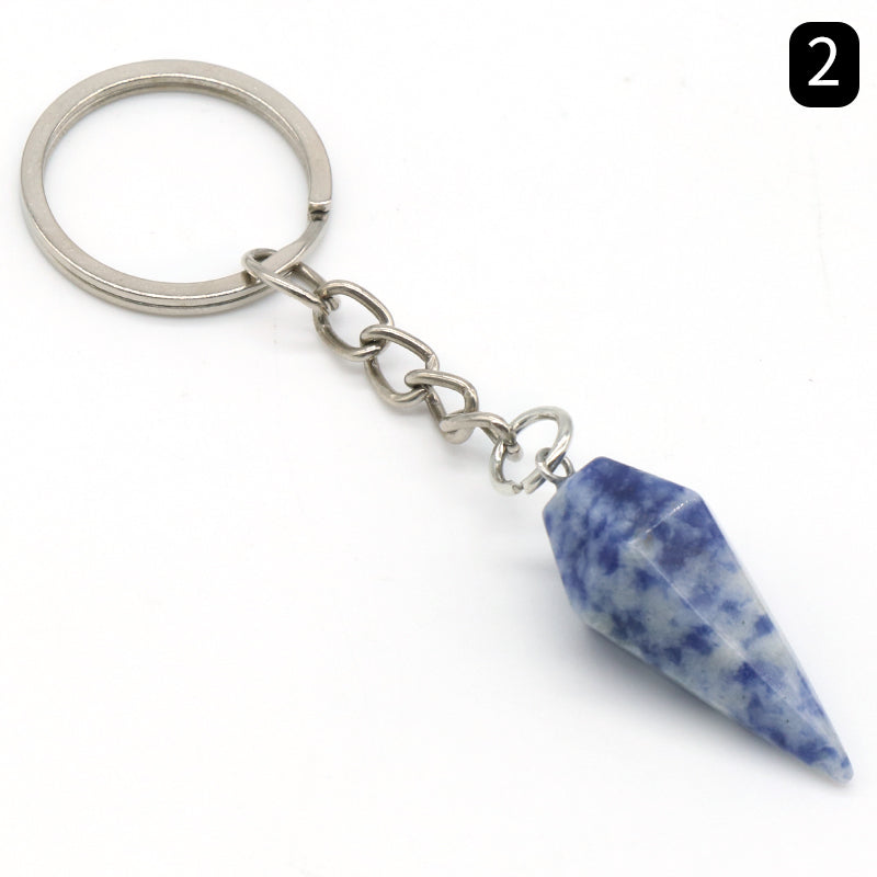 Gemstone Crystal Keychain Set - Natural Healing Stone - Crystal Gift Accessories - New!
