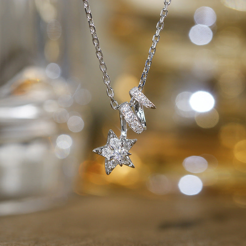 Moissanite Star Necklace