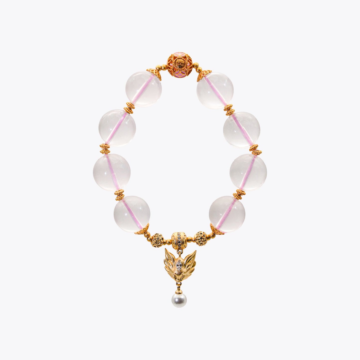 Jade Palace Maiden Lucky Crystal Bracelet