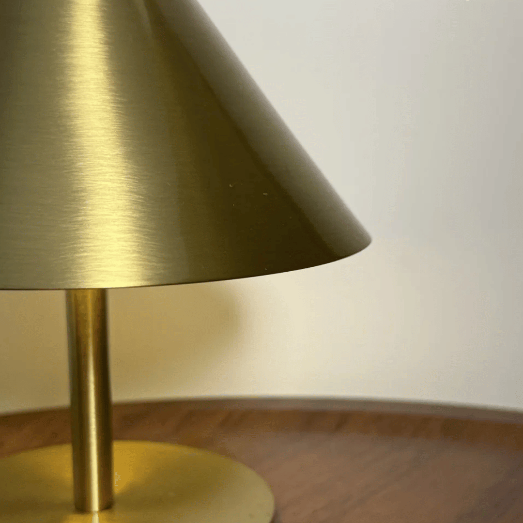 Cone Shade Rechargeable Touch Table Lamp