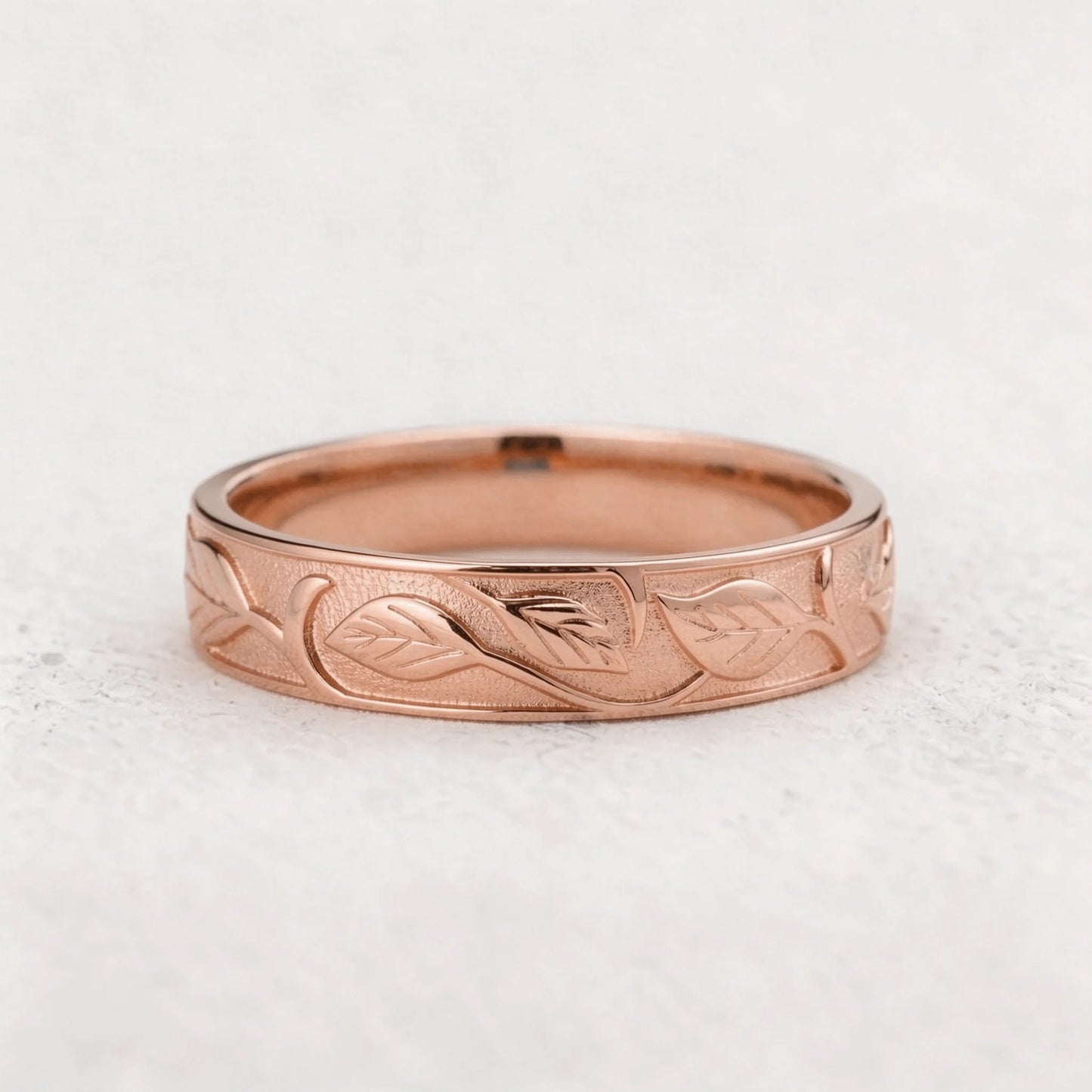 Apollo’s Laurel | Men’s Wedding Band