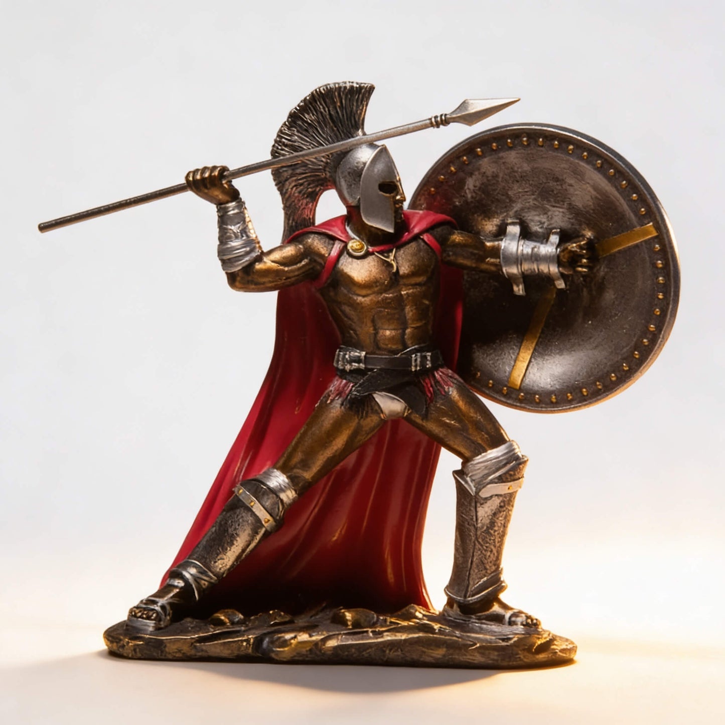 THE BRASIDAS
Spartan Combat Sculpture · Large Format · Hand-Finished Resin