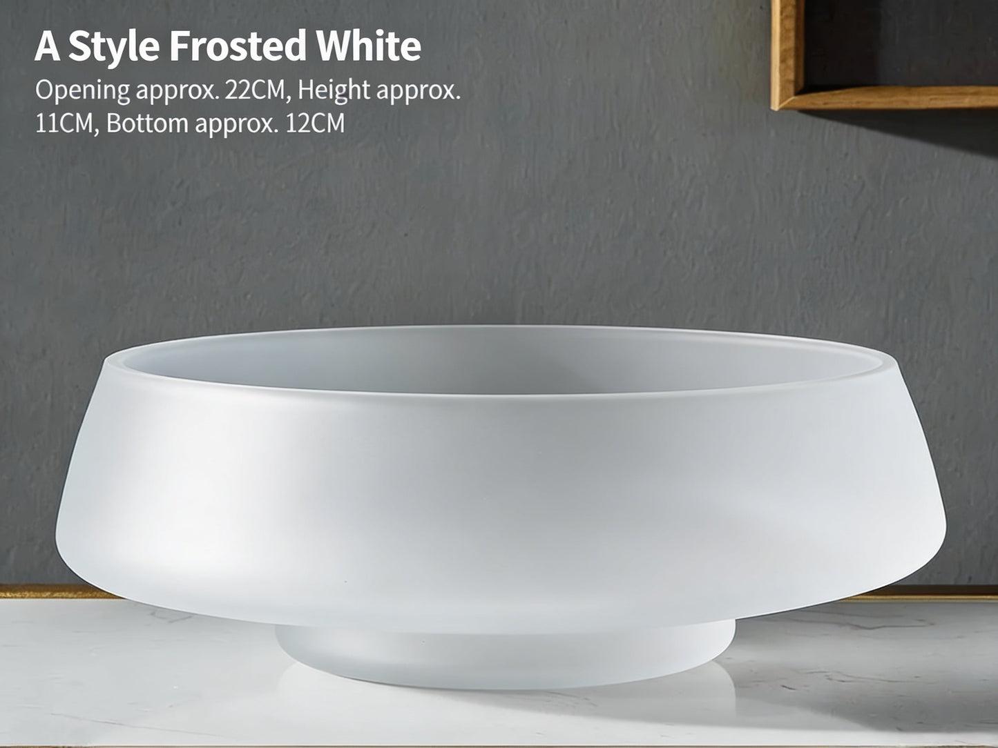 Frosted Glass Vase Collection