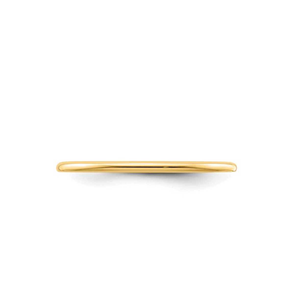 The Half Round Stacking Ring | Polished | 1.2mm