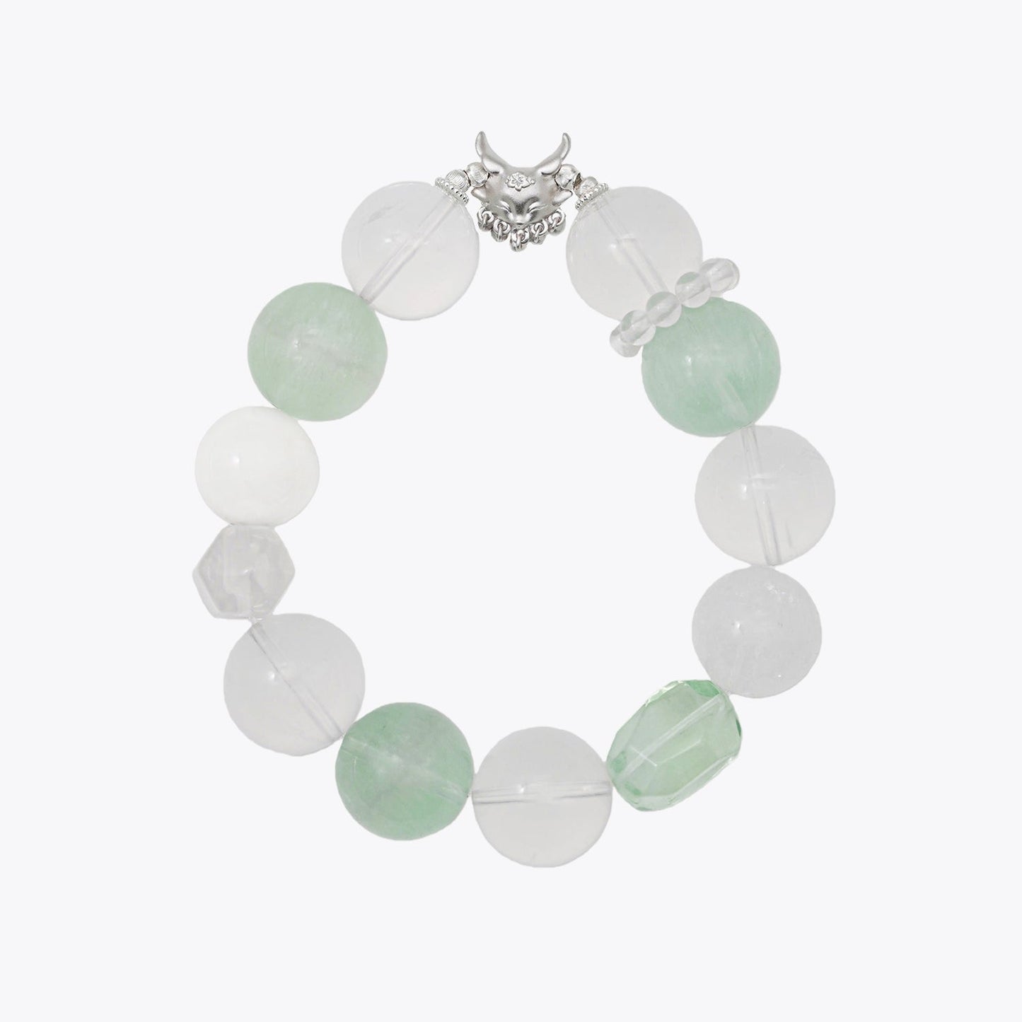 Nine-Tailed Pearl & Jade · Crystal Dew Bracelet