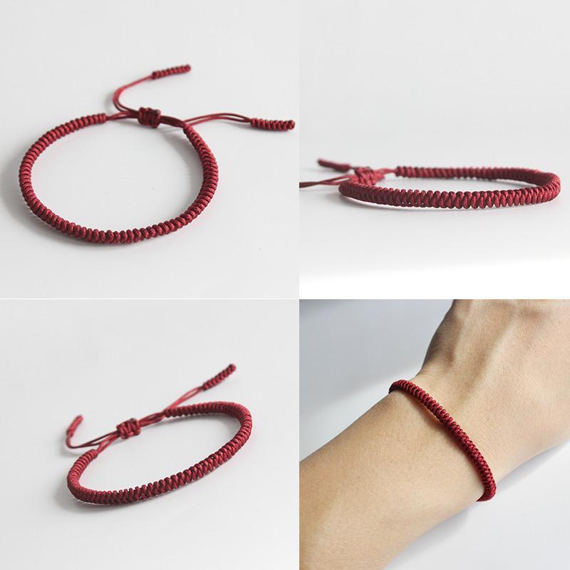 Tibetan Knot Buddhist Lucky Bracelet