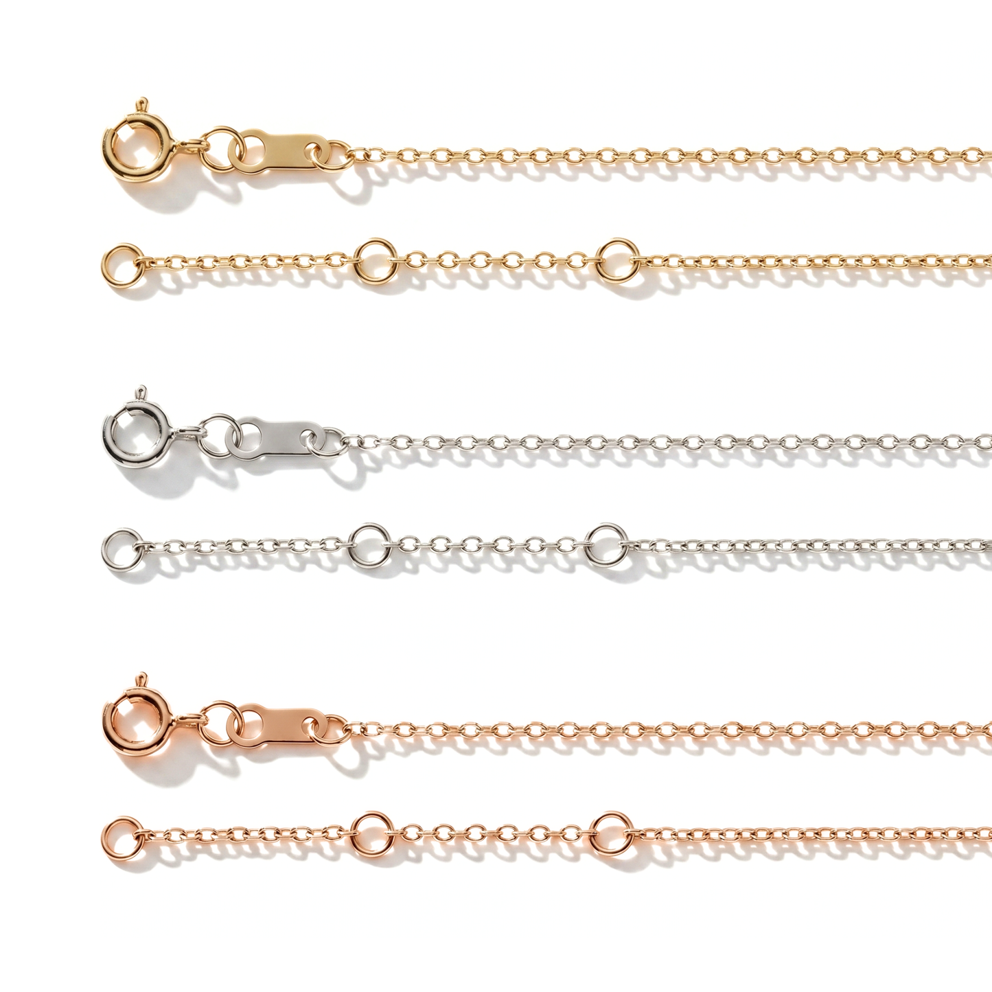 The Five Station Bracelet | Cable Chain