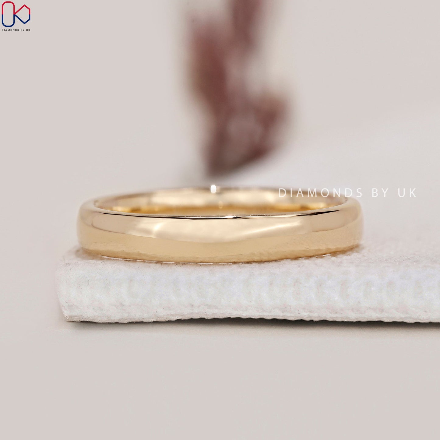 Yellow Gold Comfort Fit Wedding Band