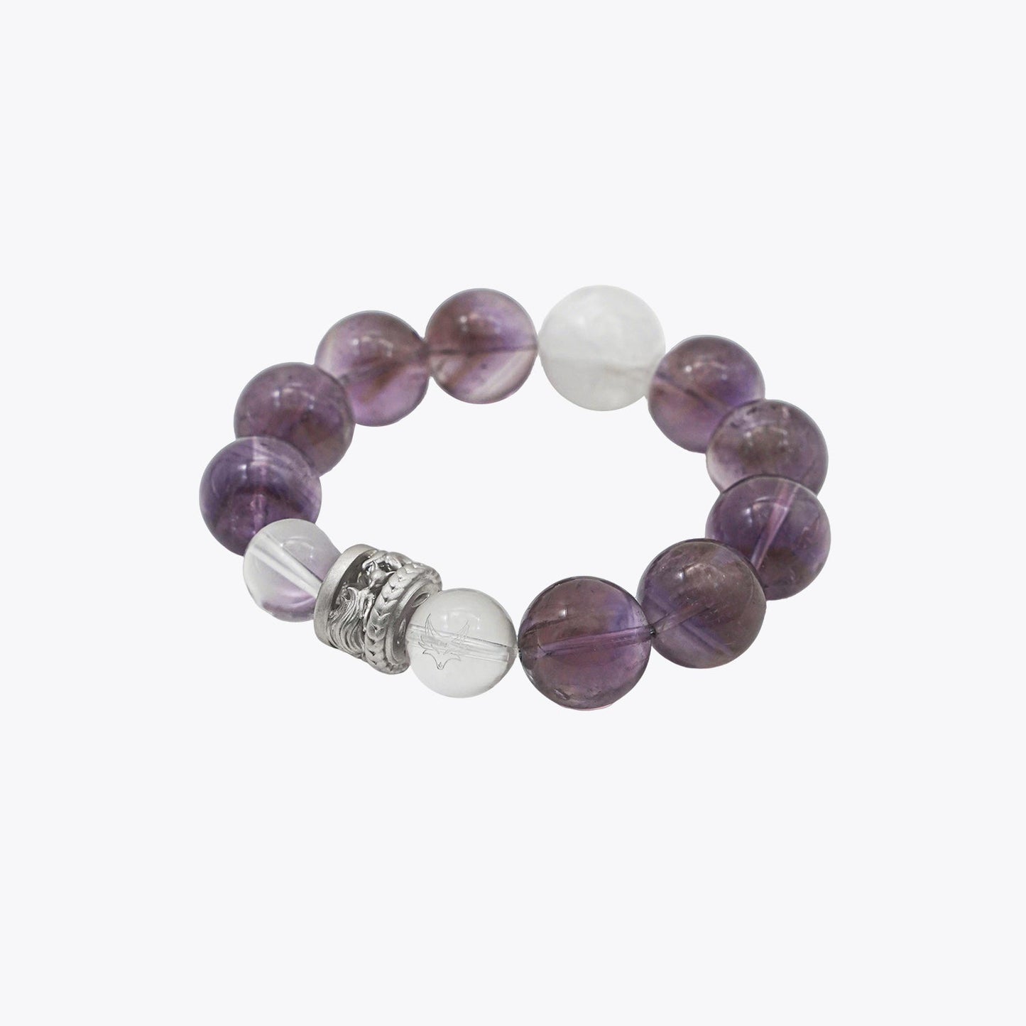 Celestial Fox Chasing Moon · Mystic Amethyst Bracelet