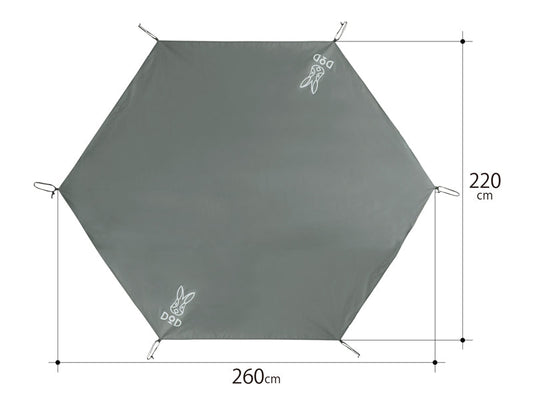 Ichi One Pole Ground Sheet