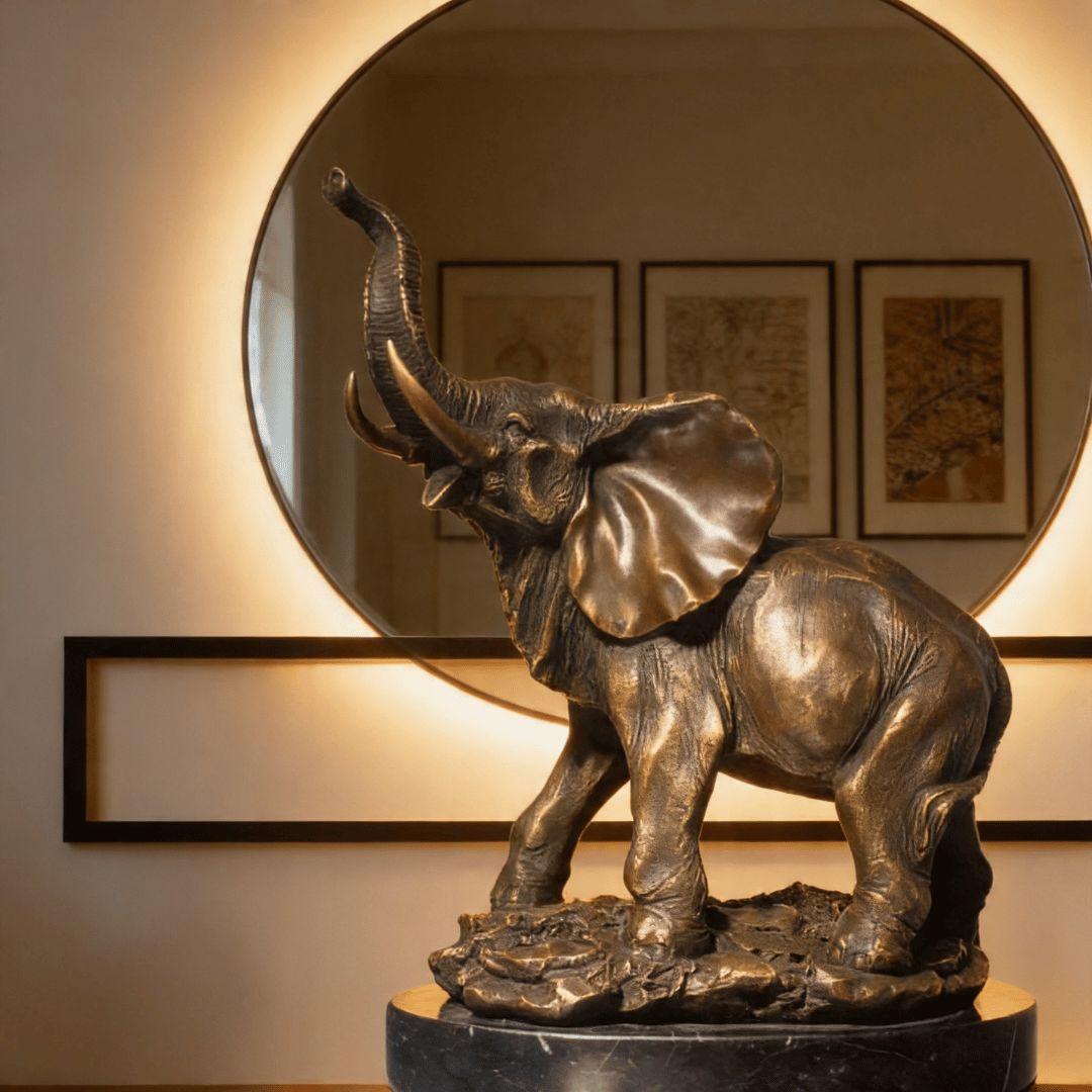 Bronze Elephant Sculpture
