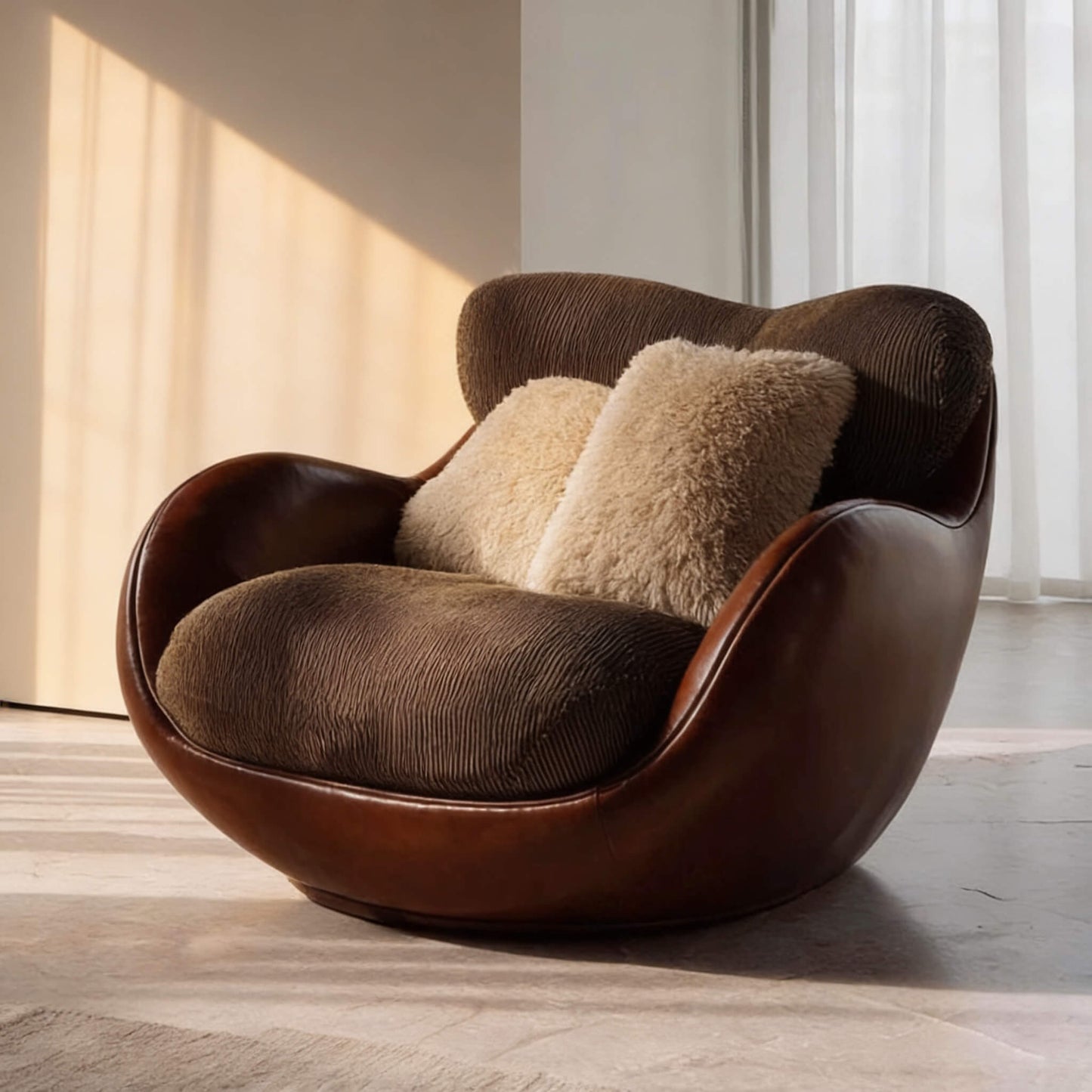 THE COCOON | Curved Lounge Chair