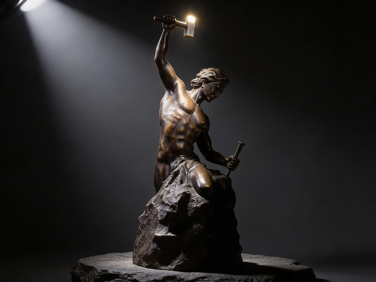 Self-Made Man Bronze Sculpture