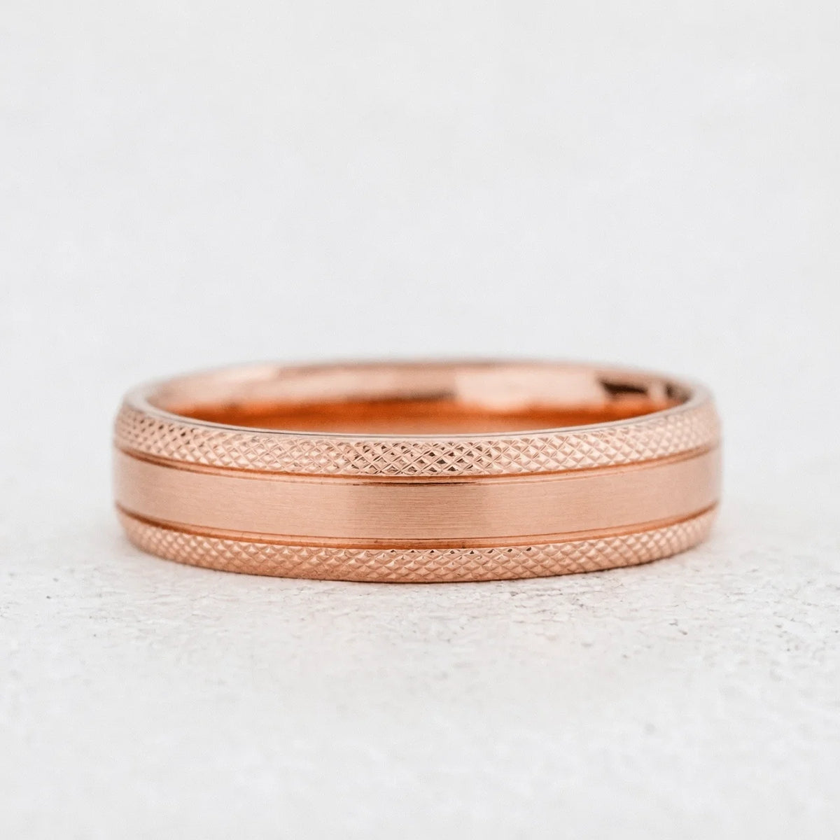 Lattice Edge | Men’s Wedding Band