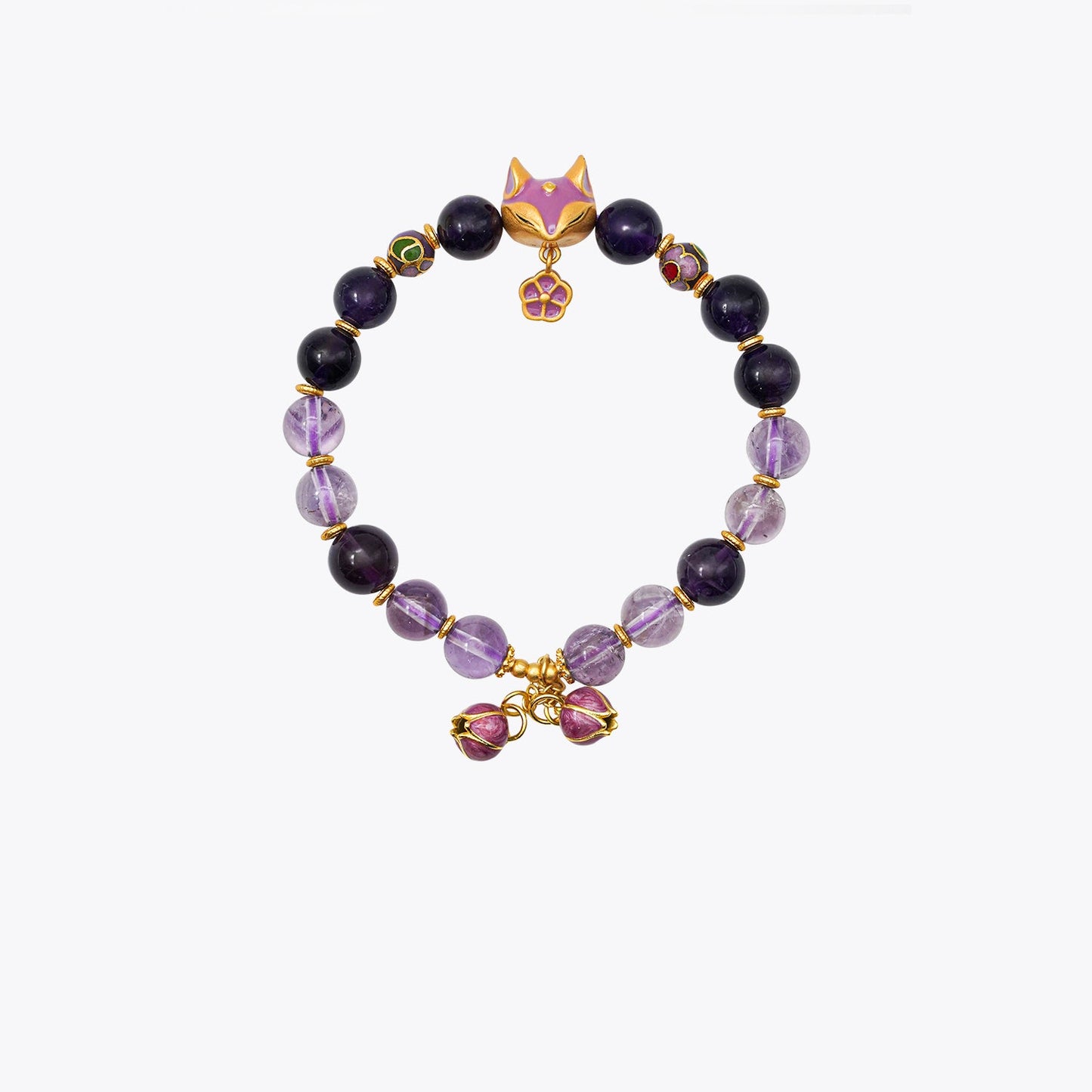 Amethyst & Citrine Destiny Shift Crystal Bracelet