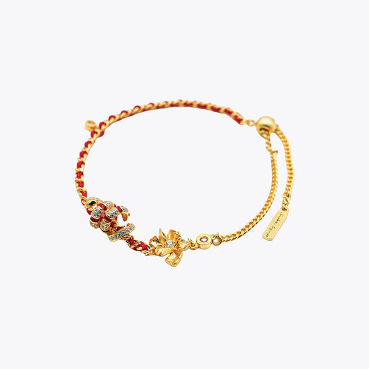 Serpentine Fortune Shift Top Luck Charm Bracelet