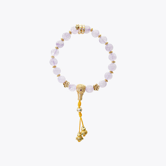Wisteria Purple - Serpent Maiden Crystal Bracelet
