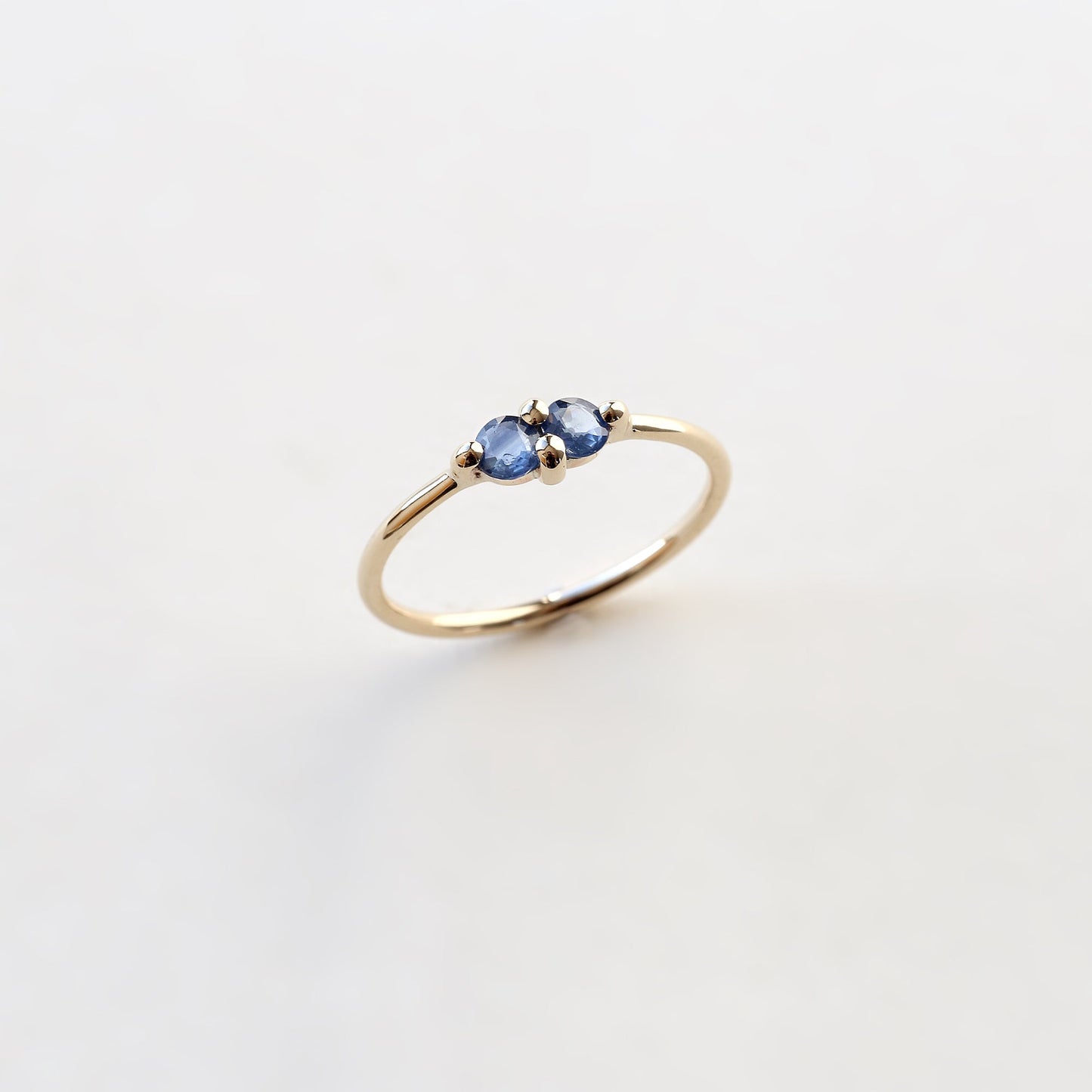 PAIRED SAPPHIRE RING