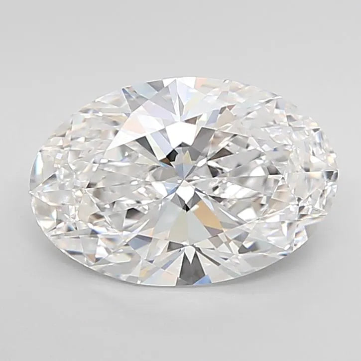 3.00ct Oval Lab Grown Diamond (Colour D, Clarity IF, Cut EX, IGI Certified)