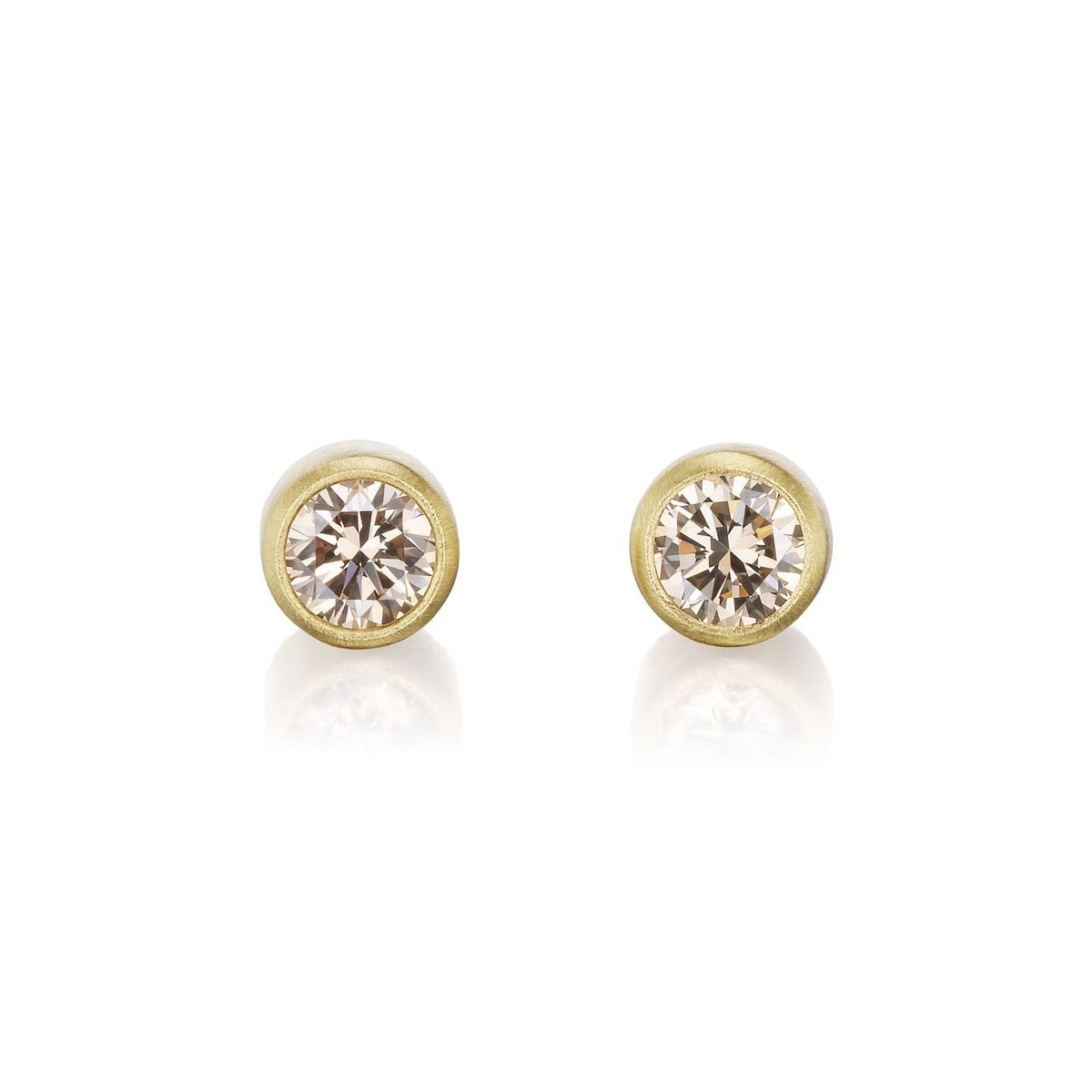 ・CHAMPAGNE EARRINGS・Champagne Diamonds (.30ctw)