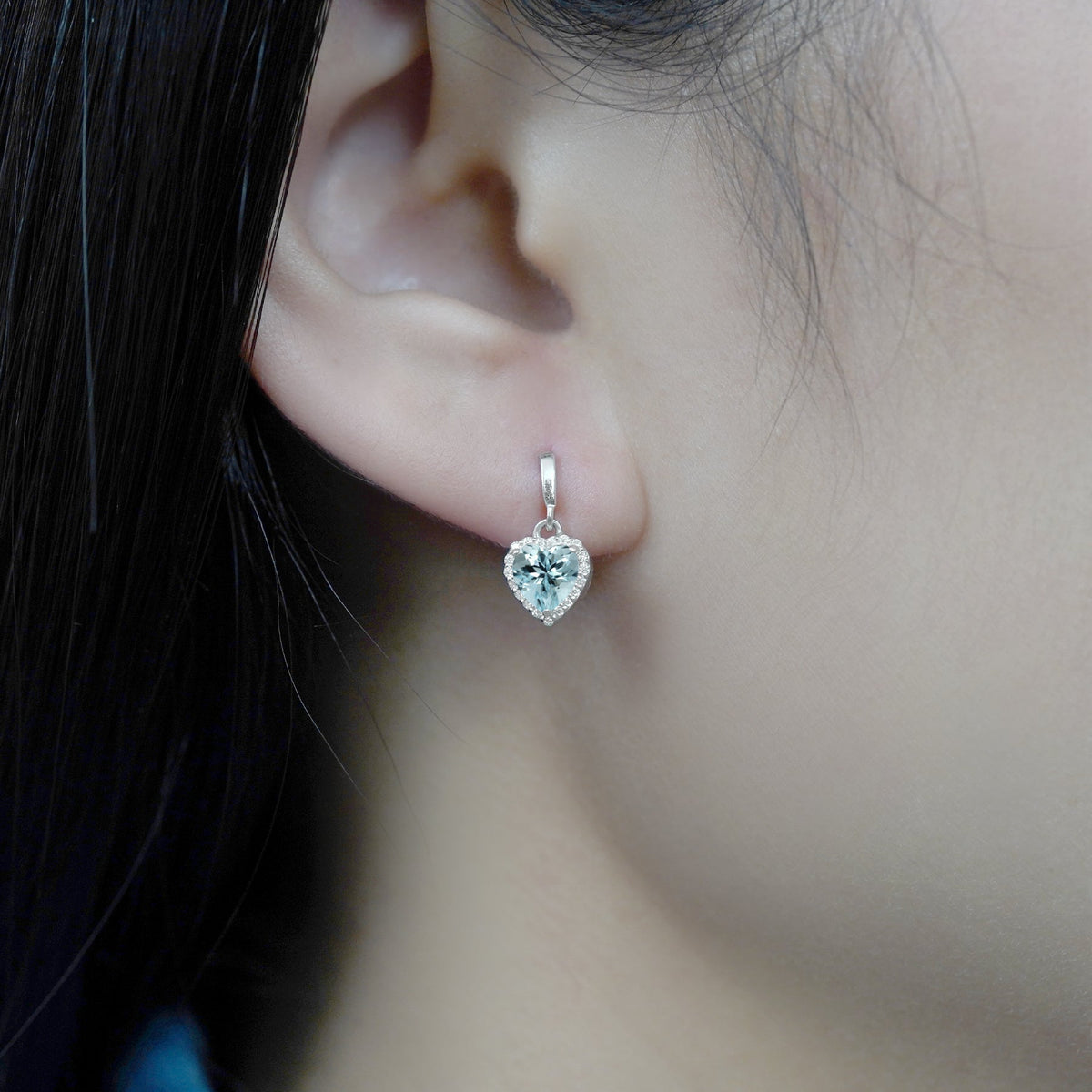 Forever Heart 1.25 Carat Birthstone Earrings