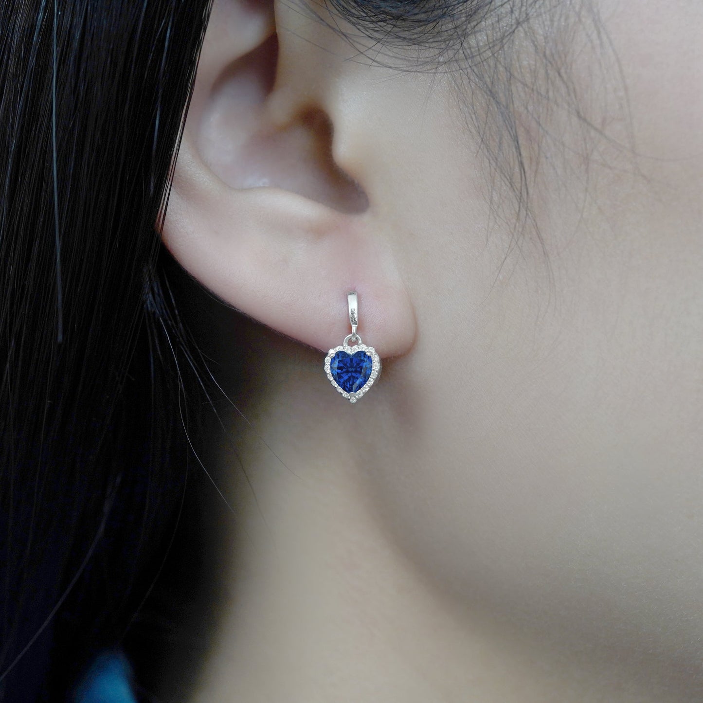 Forever Heart 1.25 Carat Birthstone Earrings