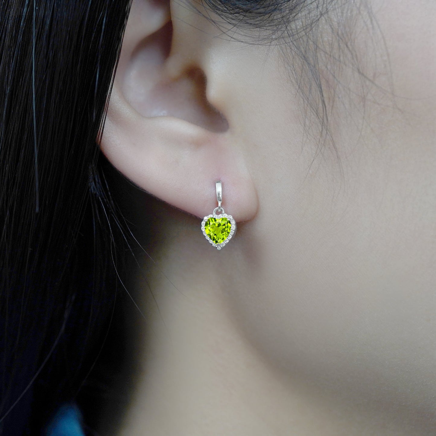 Forever Heart 1.25 Carat Birthstone Earrings