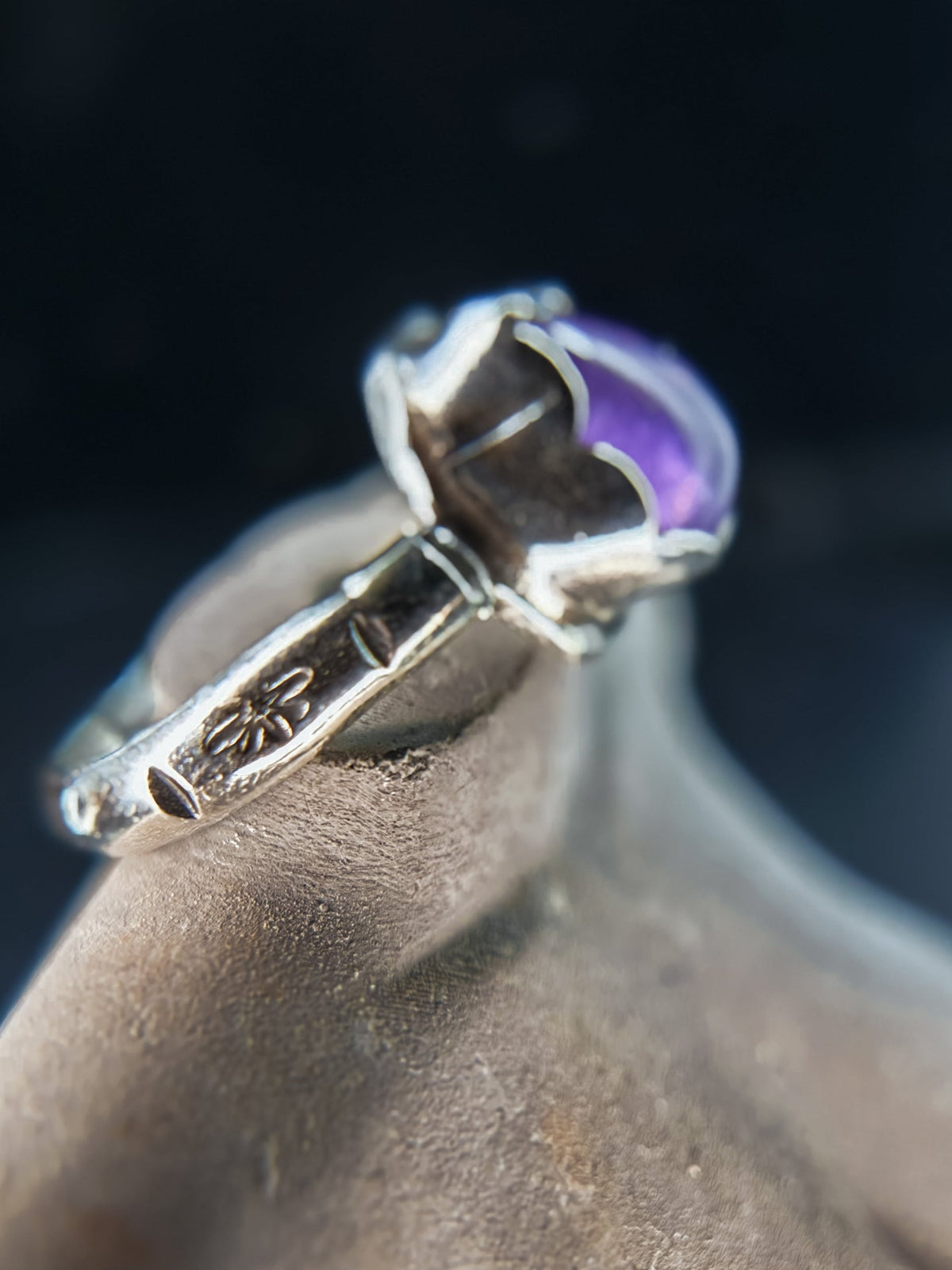 Amethyst’s Lilac Tears Ring
