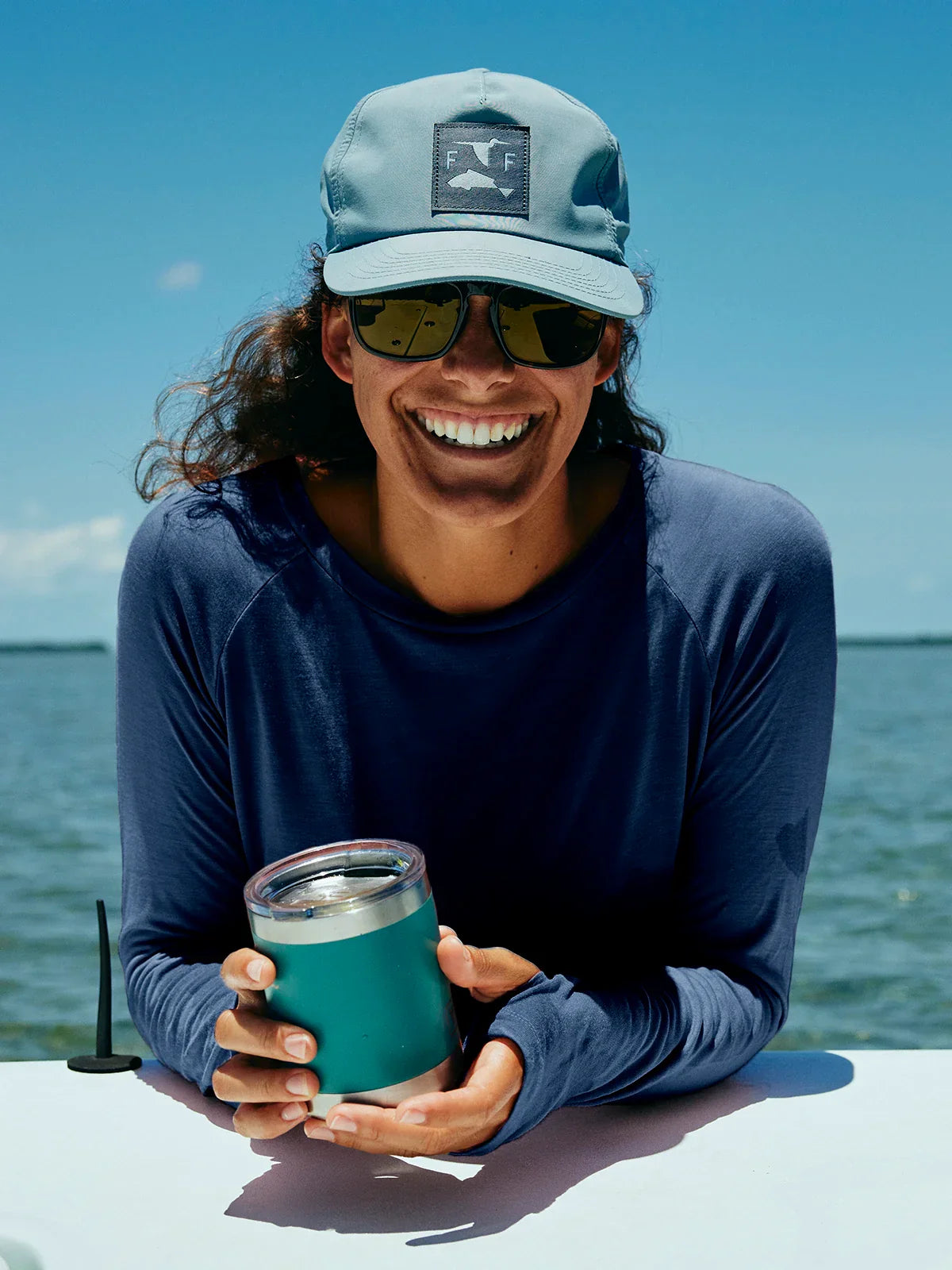 Women's Bamboo Lightweight Long Sleeve II - Surf Blue