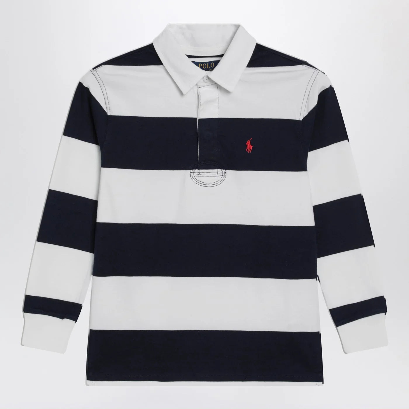 Polo Ralph Lauren - White/navy striped polo shirt