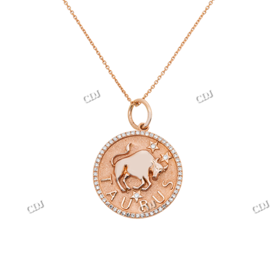 Rose Gold and Yellow Gold Plated Pendant Necklace for Girl