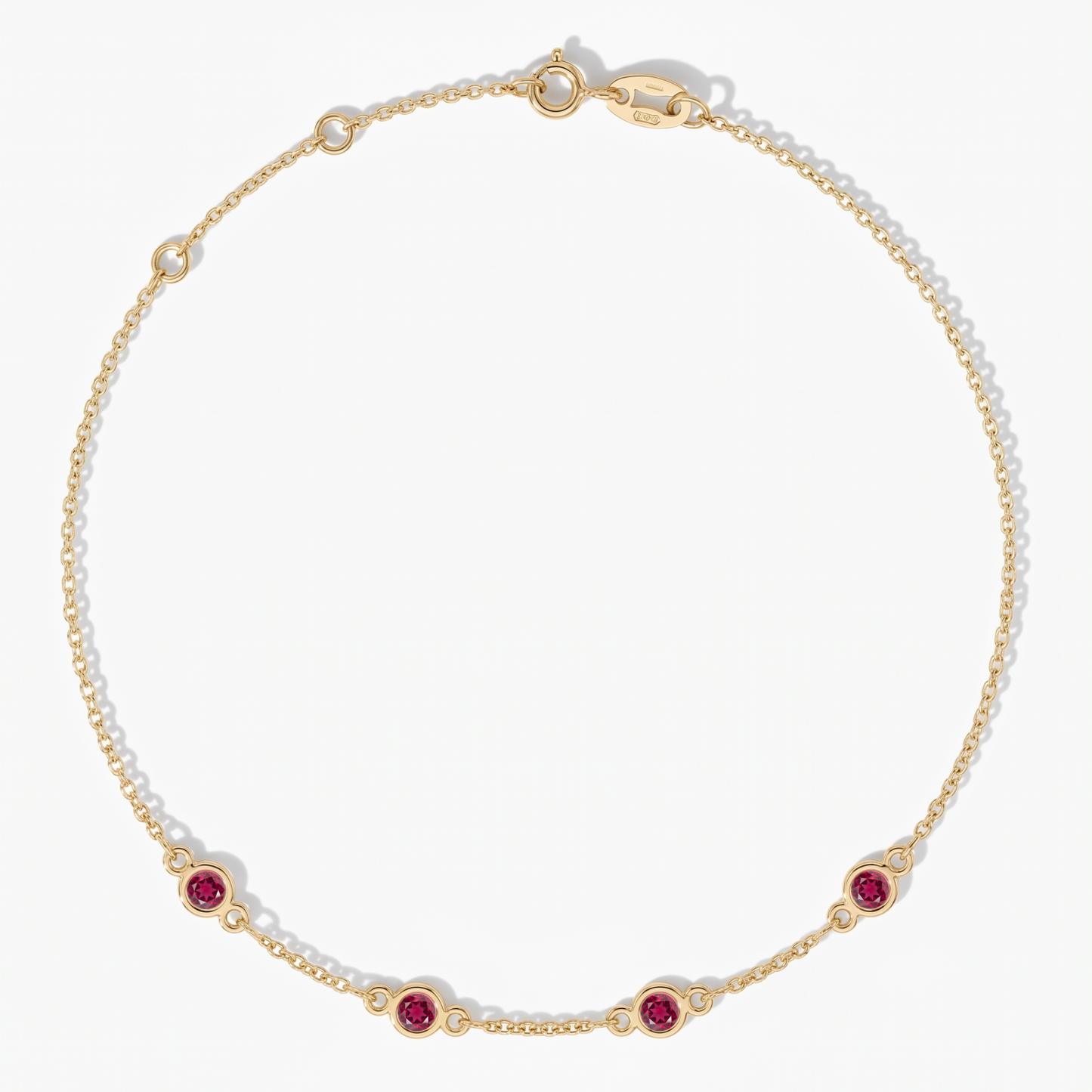 The Four Station Bracelet | Cable Chain