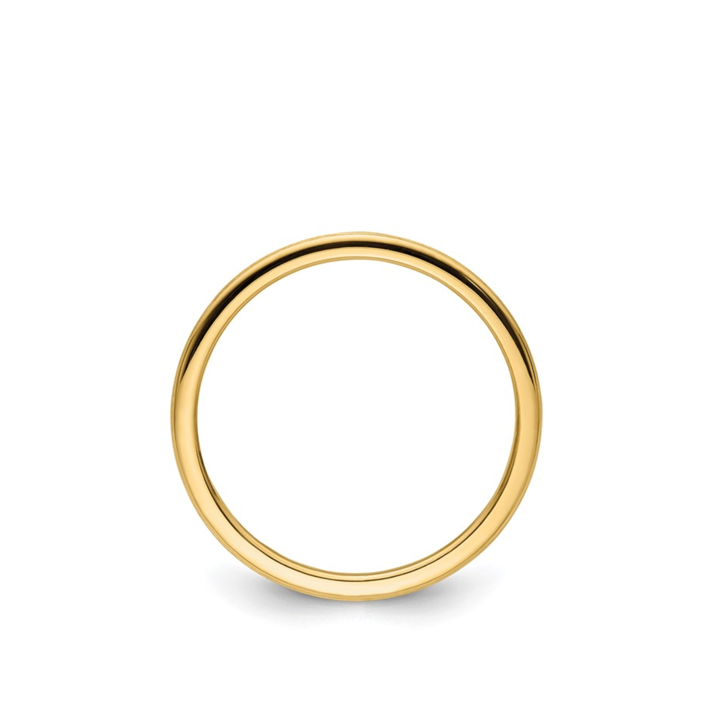 The Half Round Stacking Ring | Satin | 1.2mm