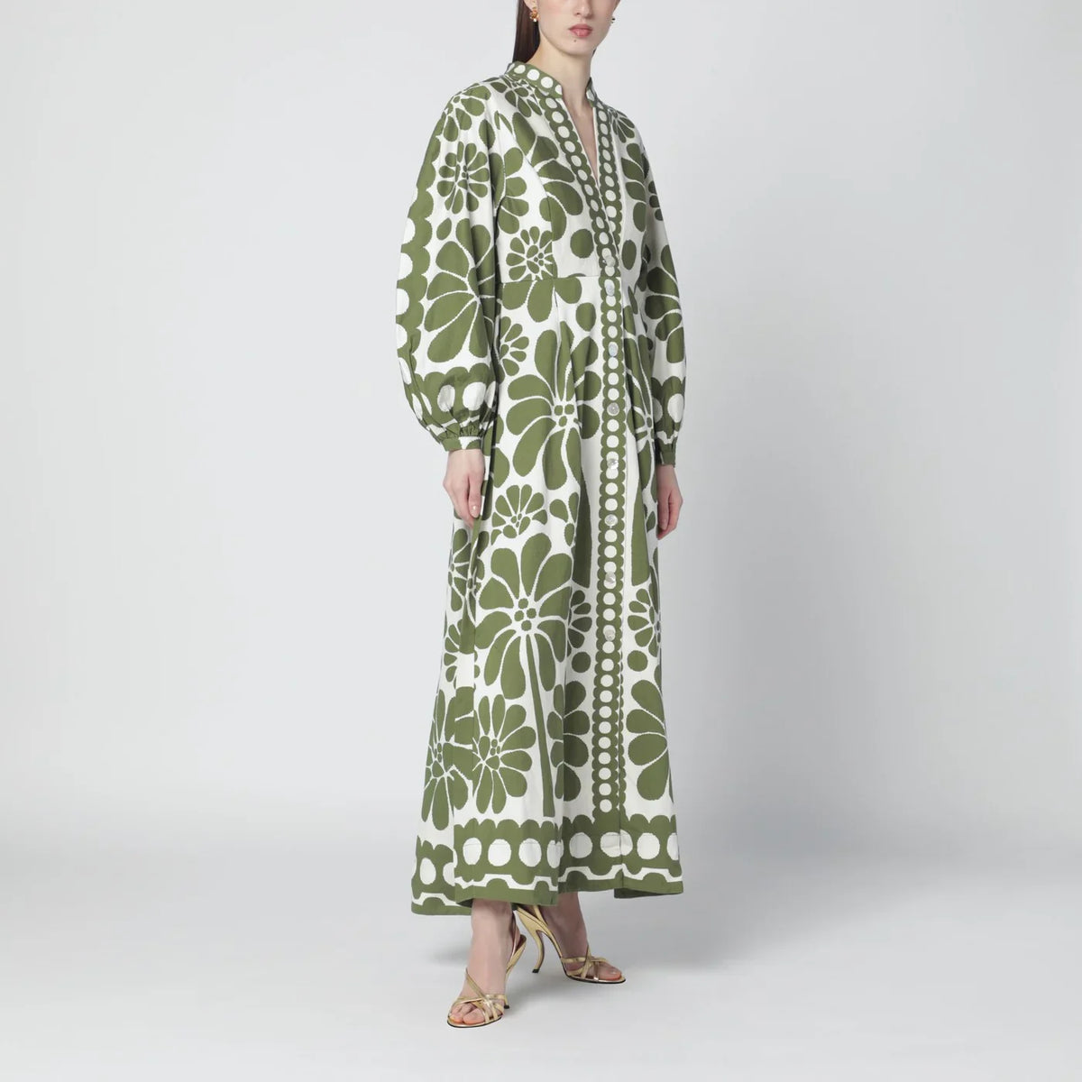 FARM Rio - Palermo dress with green print