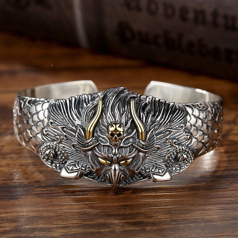 Fortune Jewel Tibetan Garuda Bird Wisdom Protection Bracelet Bangle